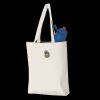 Q-Tees 11L Canvas Tote with Contrast-Color Handles Thumbnail